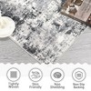 8x10 Rugs Washable Rug Non Slip Living Room Rug Soft Large Floor Carpet Abstract Vintage Bedroom Rugs - 4 of 4