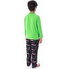 Monster Jam Boys' Grave Digger Monster Truck Shirt And Pants Pajama Set Grave Digger - 4 of 4