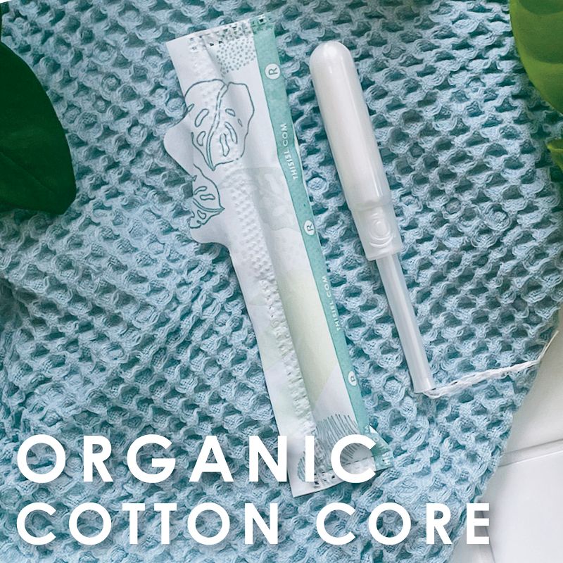 L . Organic Cotton Full Size Refill Tampons - Regular - 42ct, 5 of 15