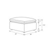 APRILSOUL29.12“Modular Ottoman,Gray - 4 of 4