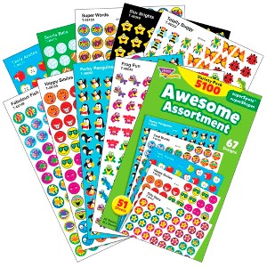 Trend Enterprises Awesome Assortment superSpots and superShapes Incentive Stickers, Colossal Variety Pack, Pack of 5100 - 1 of 1