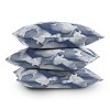 18"x18" Deny Designs Jacqueline Maldonado Clouds Outdoor Throw Pillow Blue: Abstract Design, Polyester Fill, Weather-Resistant - 4 of 4