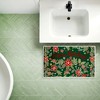 Stupell Industries Holiday Poinsettia Greeting Printed Plush Bath Mat And Bath Rug, Design By Jenny Faw, 18"X30" - 3 of 4