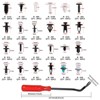 Itopfox Car Retainer Clips Fasteners Kit with 801 PCS for Door Panel Trim, Includes Fastener Remover for Various Car Models - 3 of 4
