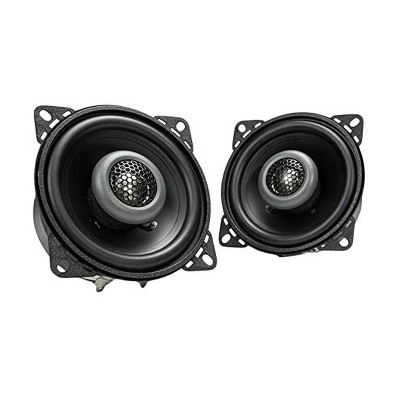 MB Quart Formula 4 Inch 80 Watt 2 Way Coaxial Car Audio Speaker Pair with Built in 1 Inch Tweeters for Vehicle Sound System , Black