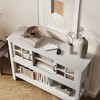 Narrow Console Table with 4-Tier Storage Shelves, Modern Buffet Table for Living Room - 4 of 4