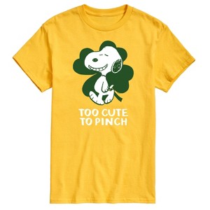 Men's - Peanuts - Too Cute To Pinch Short Sleeve Graphic T-Shirt - 1 of 4