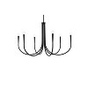 Elegant Lighting Layne 42 inch chandelier in Black - 3 of 4