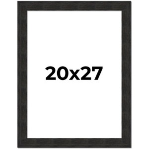PosterPalooza | Contemporary Black Picture Frame - UV Acrylic, Foam Board Backing, Hanging Hardware - 1 of 4