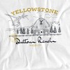 Yellowstone Dutton Ranch Helicopter Light Adult T-Shirt White - 2 of 4