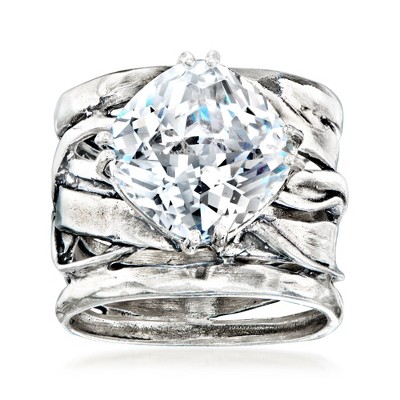 Ross-Simons 6.00 Carat CZ Ring in Sterling Silver