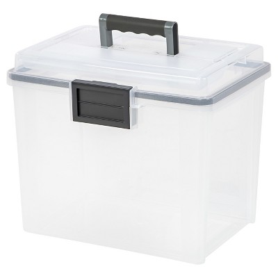 plastic storage box with handle