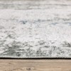 Oriental Weavers Malibu MAL02 Grey / Blue Indoor Area Rug - 2' x 8' - 3 of 4