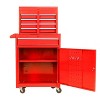 Belatt 5 Drawer Tool Box 220 lb Capacity Garage Cabinet with Lockable Wheels and Ball Bearing Drawers Heavy Duty Metal Storage Organizer, Red - 2 of 4