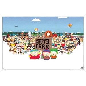 Trends International South Park - Horizontal Key Art Framed Wall Poster Prints - 1 of 4