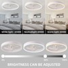 Gulches 19.7 inches fan light RGB color lights three color temperature 6-speed adjustable wind power - 4 of 4