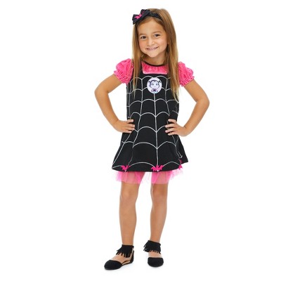 Disney Vampirina Toddler Girls Costume Short Sleeve Dress and Headband 