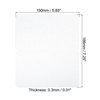 Unique Bargains Foldable Blank Wedding Party DIY Favor Decor Greeting Place Cards 50 Pcs - 2 of 4