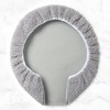 TOWN & COUNTRY EVERYDAY Ultra Plush Solid Tufted Toilet Lid Cover, Machine Washable, Grey, 18.5"x19.6" - 4 of 4
