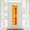 Big Dot of Happiness Teacher Retirement - Happy Retirement Party Front Door Decoration - Vertical Banner - 2 of 4