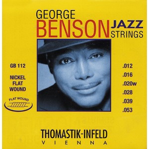 Thomastik GB112 Medium Light George Benson Custom Flatwound Guitar Strings - 1 of 1