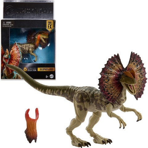 Детские фигурки Jurassic World Hammond Collection Dilophosaurus Dinosaur Figure, Deluxe Design and Articulation