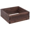 Costway Square Raised Garden Bed Flower Vegetables Seeds Planter Kit Elevated Box - 4 of 4