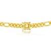 Links of Italy Sterling Silver 6mm 'Solid' Mami Cuban Figaro Chain  - Available Sizes: 9  , 20  , 22  , 24  Inches - 2 of 3