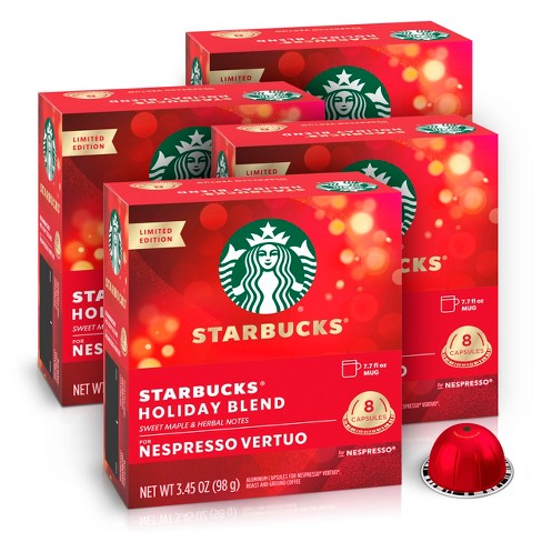 Starbucks By Nespresso Vertuo Line Pods - Light Roast Coffee - Creamy  Vanilla - 1 Box (8 Pods) : Target