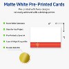 Avery Postcards, 4" x 6", Gold-Red Gift, Matte, 20ct - 2 of 4