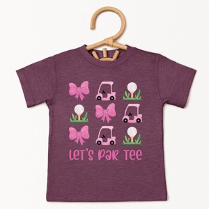 The Juniper Shop Let's Par Tee Coquette Toddler Short Sleeve Tee - 1 of 4