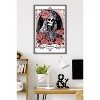 Trends International Tabz Jones - Skull and Roses Tarot High Priestess Framed Wall Poster Prints - 2 of 4