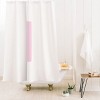 Deny Designs April Lane Art Block Monogram Shower Curtain - 2 of 3