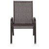 3 Piece Patio set, Outdoor Camping Chairs with Breathable Textilene Fabric - 3 of 4