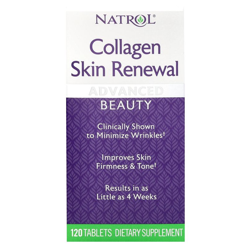 Natrol Collagen Skin Renewal, 120 Tablets, 1 of 4