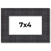 PosterPalooza | Photo Size Distressed Brown Picture Frame - UV Acrylic, Foam Board Backing, Hanging Hardware - 2 of 4