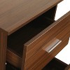 NicBex 59" L-Shaped Desk with/without Drawers,Computer Desk with Open Shelves,Corner Desk with Storage,Gaming Desk for Bedroom,Office,Walnut - 4 of 4