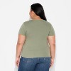 Women's Short Sleeve Henley T-Shirt - Wild Fable™ - 3 of 3