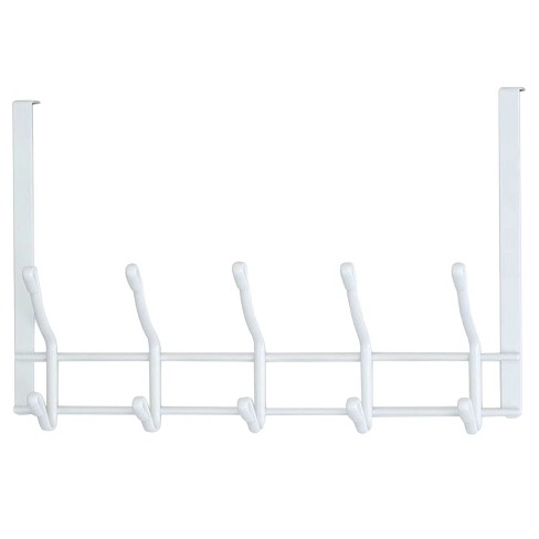 Better Houseware White 2 tier Over door Hook Rack. Target