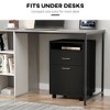 NicBex Mobile File Cabinet Storage Cabinet Organizer with Drawer and Cabinet, Printer Stand with Castors for Home, Office - 2 of 4