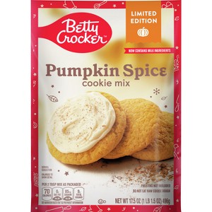 Betty Crocker Pumpkin Spice Cookie Mix - 17.5oz - 1 of 4