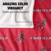 Fairfield University Logo Pattern Silky Touch Blanket White 50x60 - 4 of 4