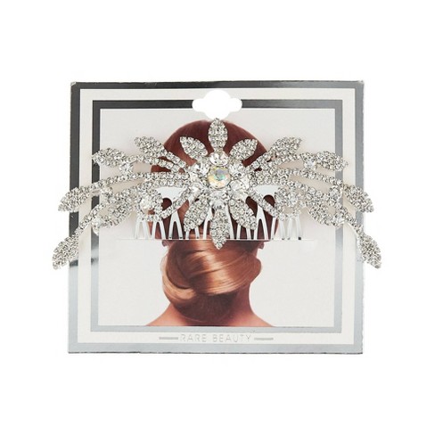 Rhinestone bridal on sale hair comb