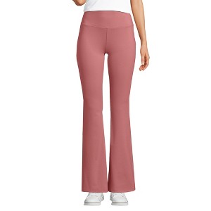 Lands' End Women's Active Hi Impact High Rise Slim Flare Pants - 1 of 3