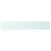 vidaXL Shelves 2 pcs Panel Glass Clear 31.5 in.x4.7 in. - 3 of 3