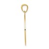 Black Bow Jewelry 14k Yellow Gold Lost Without You Compass Pendant, 21mm (13/16 Inch) - 3 of 4