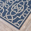 LunaLulinlk Navy Polypropylene 2205B 5'3" X 7'6" - 4 of 4