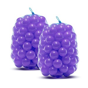 Upper Bounce Crush Proof Soft Plastic Trampoline Pit Balls - Kids Ball Set for Trampolines, Play Room, Tent, Pool Bath - 1 of 4