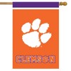 Briarwood Lane Clemson Tigers House Flag NCAA Licensed 28" x 40" - 2 of 4