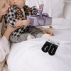 Pavilion Gift Company - Purple Snuggle Monster - 0-12 Month Non-slip Baby Socks - Socks - 4 of 4